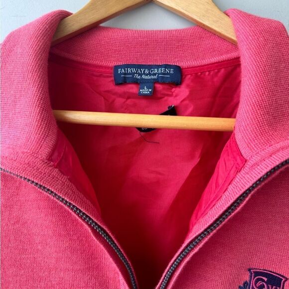Fairway & Greene Men's Merino Long Sleeve 1/4
Zip Golf Wind Sweater Size L - Picture 4 of 11